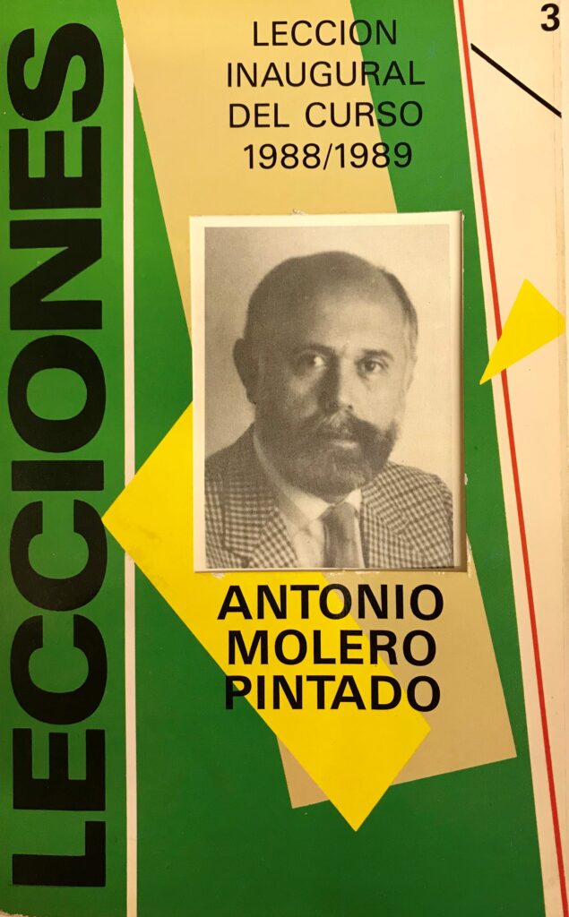 Conferencia inaugural del curso 1988-1989 en la Universidad de Alcalá